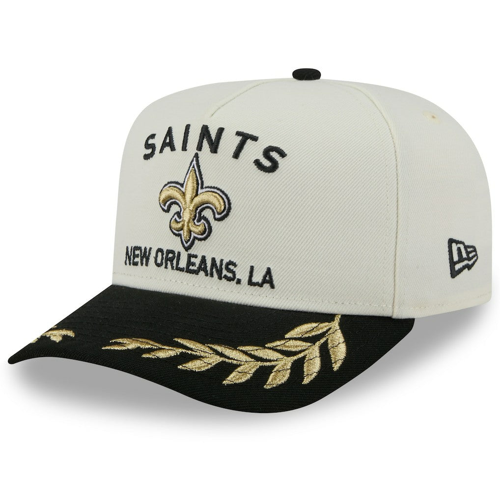 New Orleans Saints New Era 2025 NFL Draft A-Frame 9FIFTY Snapback Hat