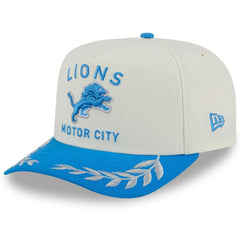 Detroit Lions New Era 2025 NFL Draft A-Frame 9FIFTY Snapback Hat