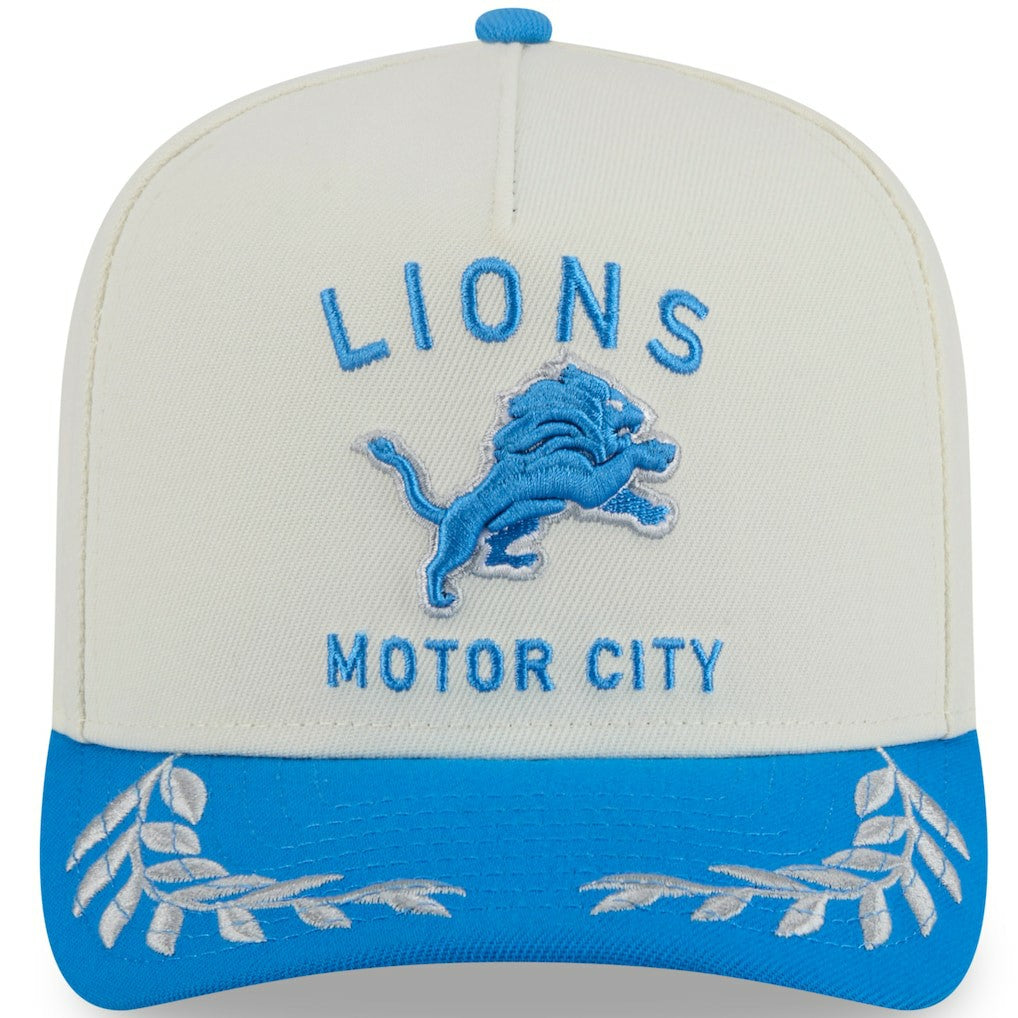 Detroit Lions New Era 2025 NFL Draft A-Frame 9FIFTY Snapback Hat