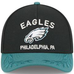 Philadelphia Eagles New Era 2025 NFL Draft 9FORTY A-Frame M-Crown Adjustable Hat