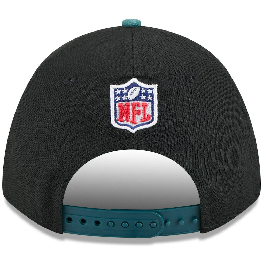 Philadelphia Eagles New Era 2025 NFL Draft 9FORTY A-Frame M-Crown Adjustable Hat