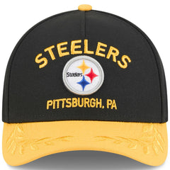 Pittsburgh Steelers New Era 2025 NFL Draft 9FORTY A-Frame M-Crown Adjustable Hat