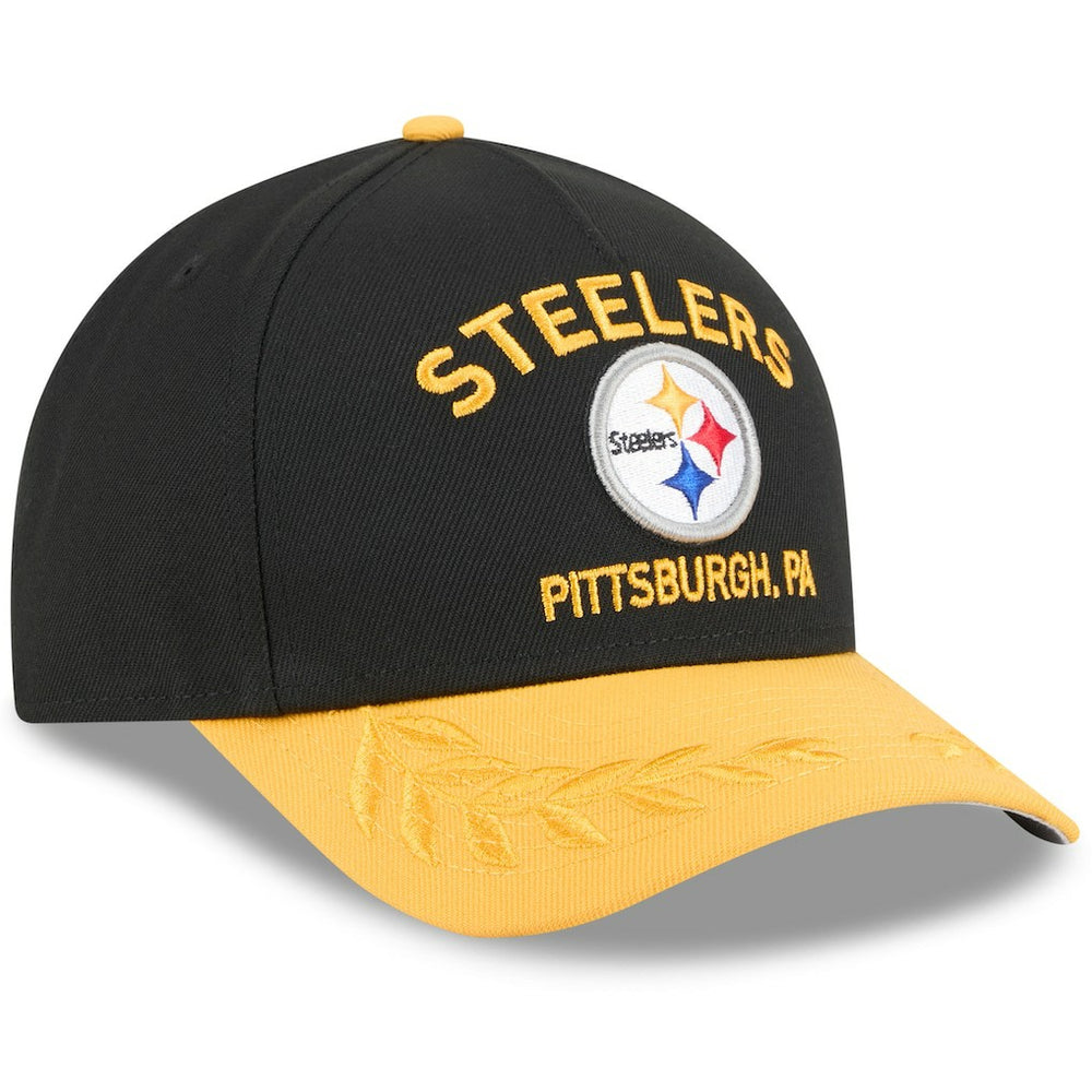 Pittsburgh Steelers New Era 2025 NFL Draft 9FORTY A-Frame M-Crown Adjustable Hat