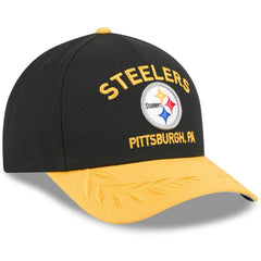 Pittsburgh Steelers New Era 2025 NFL Draft 9FORTY A-Frame M-Crown Adjustable Hat