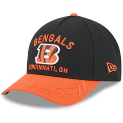 Cincinnati Bengals New Era 2025 NFL Draft 9FORTY A-Frame M-Crown Adjustable Hat