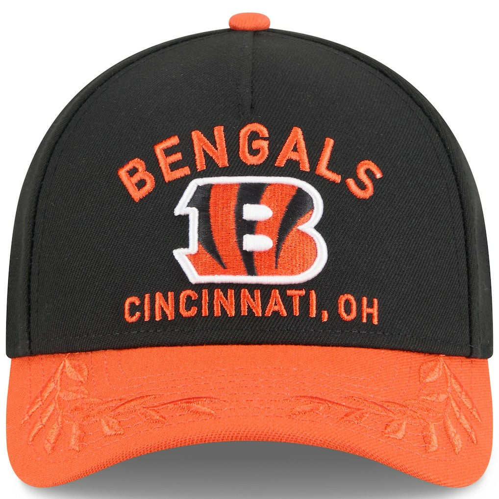 Cincinnati Bengals New Era 2025 NFL Draft 9FORTY A-Frame M-Crown Adjustable Hat