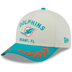 Miami Dolphins New Era 2025 NFL Draft 9FORTY A-Frame M-Crown Adjustable Hat