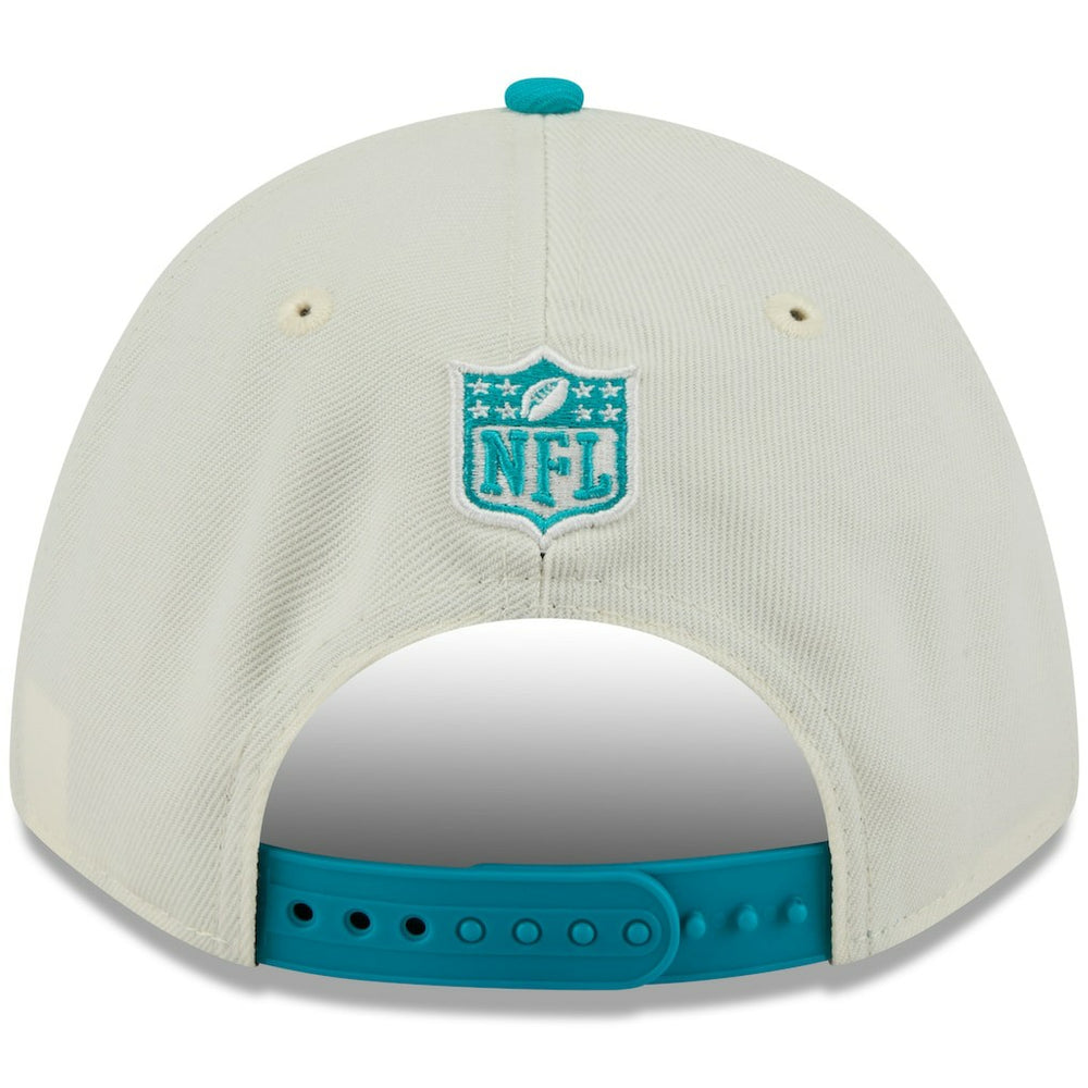 Miami Dolphins New Era 2025 NFL Draft 9FORTY A-Frame M-Crown Adjustable Hat