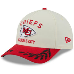 Kansas City Chiefs New Era 2025 NFL Draft 9FORTY A-Frame M-Crown Adjustable Hat