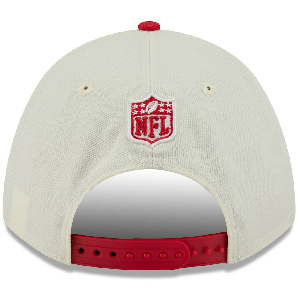 Kansas City Chiefs New Era 2025 NFL Draft 9FORTY A-Frame M-Crown Adjustable Hat