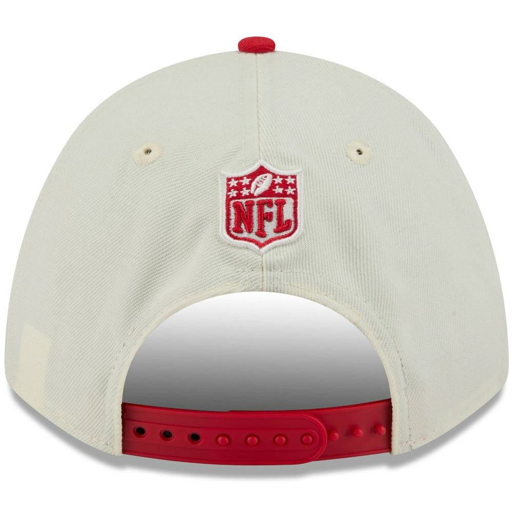Kansas City Chiefs New Era 2025 NFL Draft 9FORTY A-Frame M-Crown Adjustable Hat