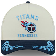 Tennessee Titans New Era 2025 NFL Draft 9FORTY A-Frame M-Crown Adjustable Hat