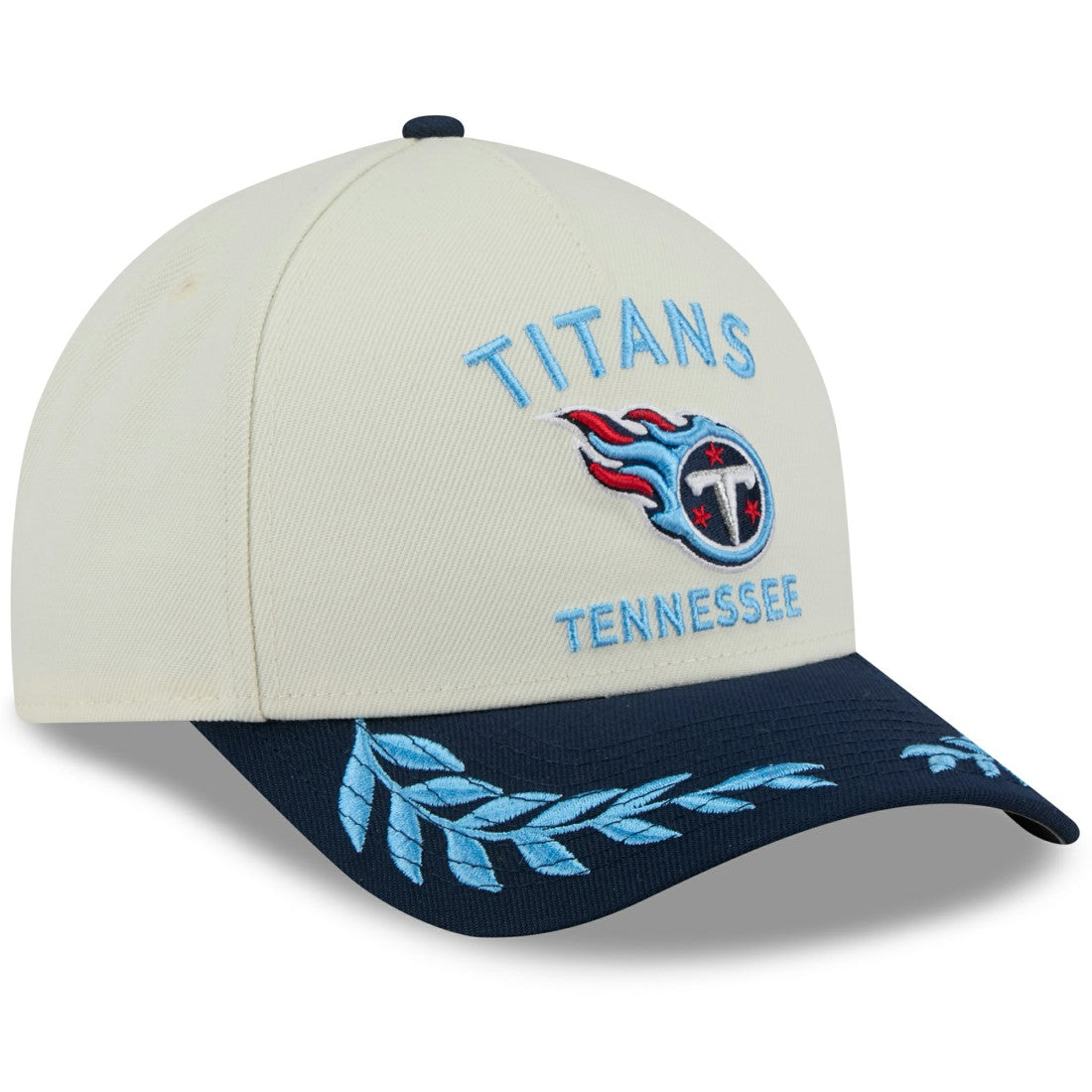 Tennessee Titans New Era 2025 NFL Draft 9FORTY A-Frame M-Crown Adjustable Hat