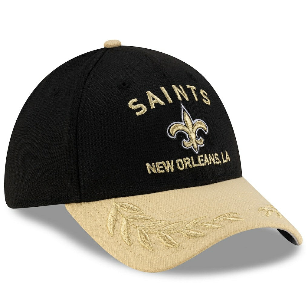 New Orleans Saints New Era 2025 NFL Draft 39THIRTY Flex Hat
