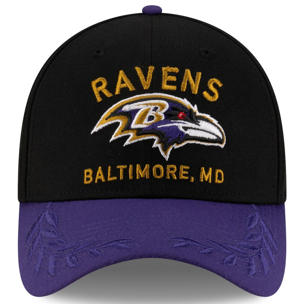 Baltimore Ravens New Era 2025 NFL Draft 39THIRTY Flex Hat