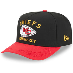 Kansas City Chiefs New Era Youth 2025 NFL Draft A-Frame 9FIFTY Snapback Hat
