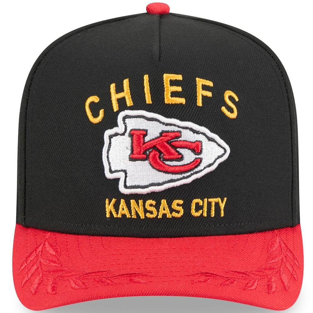 Kansas City Chiefs New Era Youth 2025 NFL Draft A-Frame 9FIFTY Snapback Hat