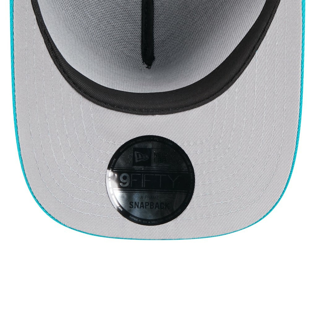 Miami Dolphins New Era Youth 2025 NFL Draft A-Frame 9FIFTY Snapback Hat