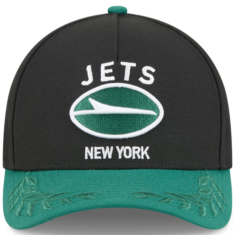 New York Jets New Era Youth 2025 NFL Draft 9FORTY A-Frame M-Crown Adjustable Hat