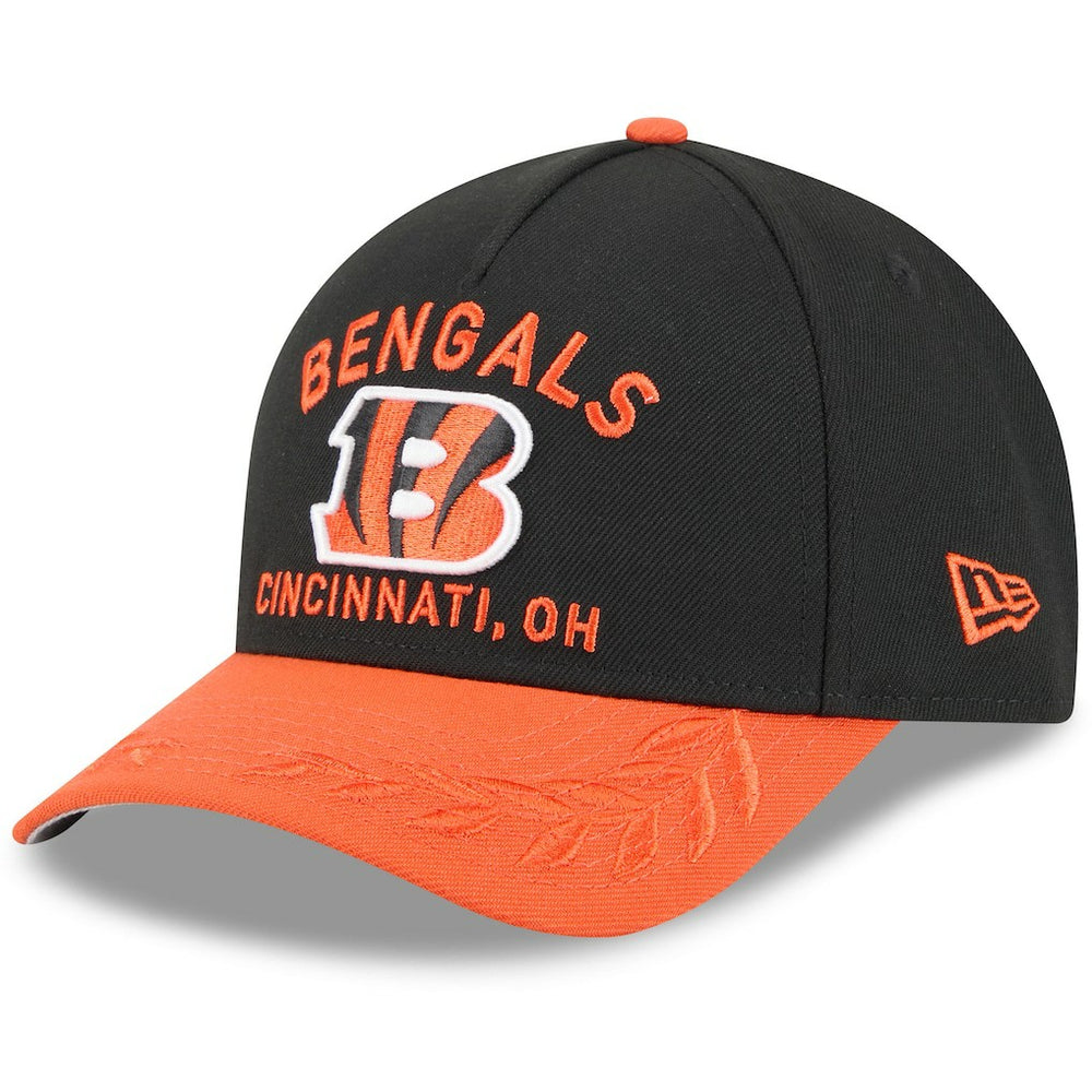 Cincinnati Bengals New Era Youth 2025 NFL Draft 9FORTY A-Frame M-Crown Adjustable Hat