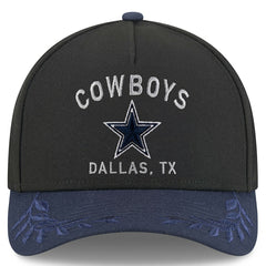 Dallas Cowboys New Era Youth 2025 NFL Draft 9FORTY A-Frame M-Crown Adjustable Hat