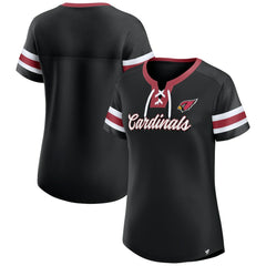 Arizona Cardinals Fanatics Women's Original State Lace-Up T-Shirt