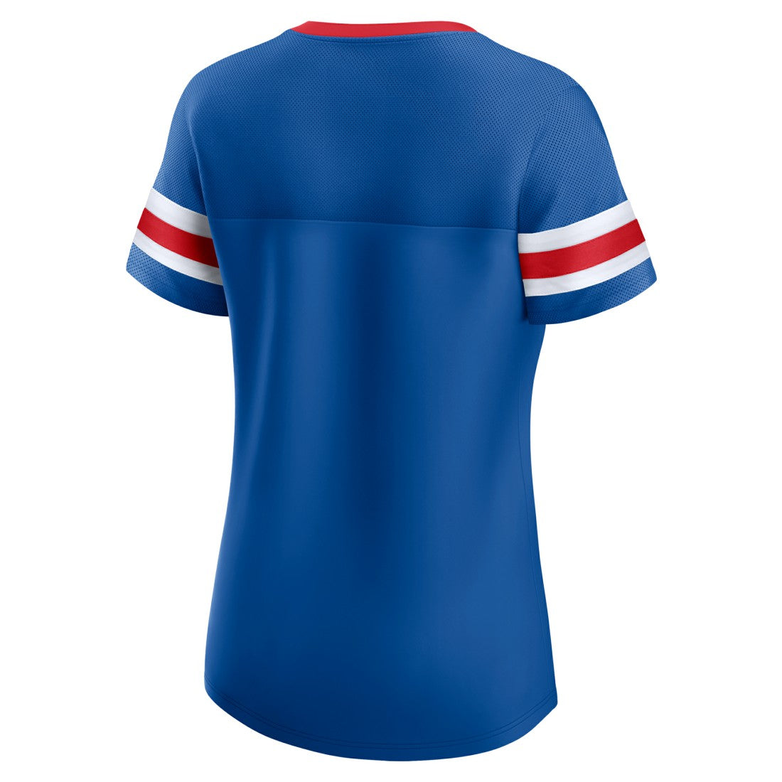 New York Giants Fanatics Women's Bling Athena Jersey Style Lace-up T-Shirt