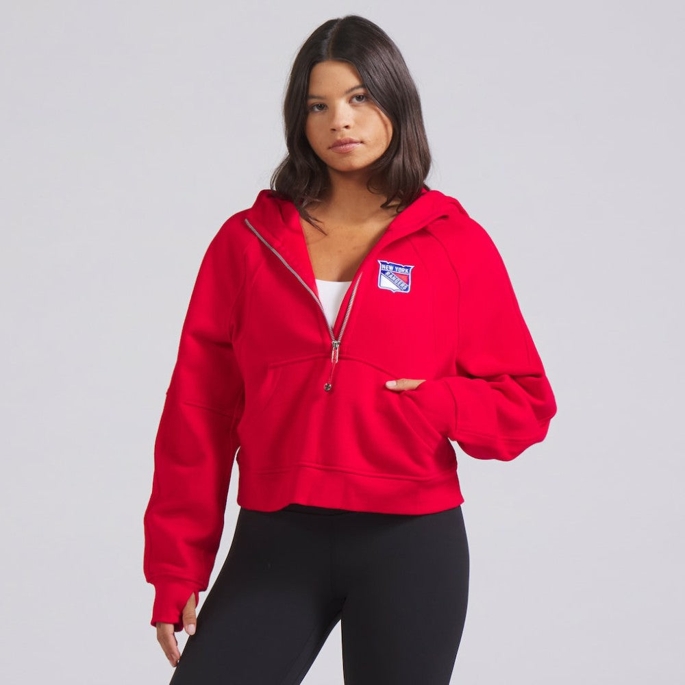 New York Rangers lululemon Women's Scuba Oversized Half-Zip Hoodie Discount