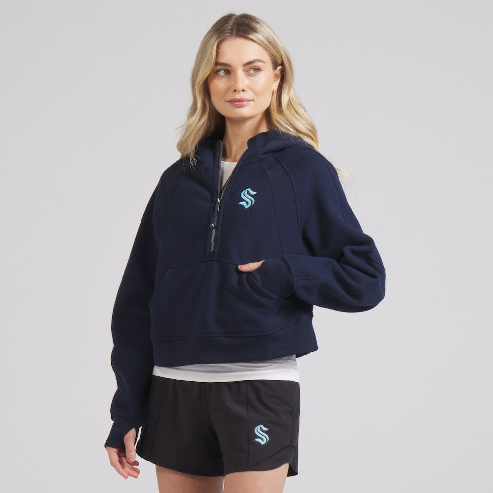 Seattle Kraken lululemon Women's Scuba Oversized Half-Zip Hoodie Sale