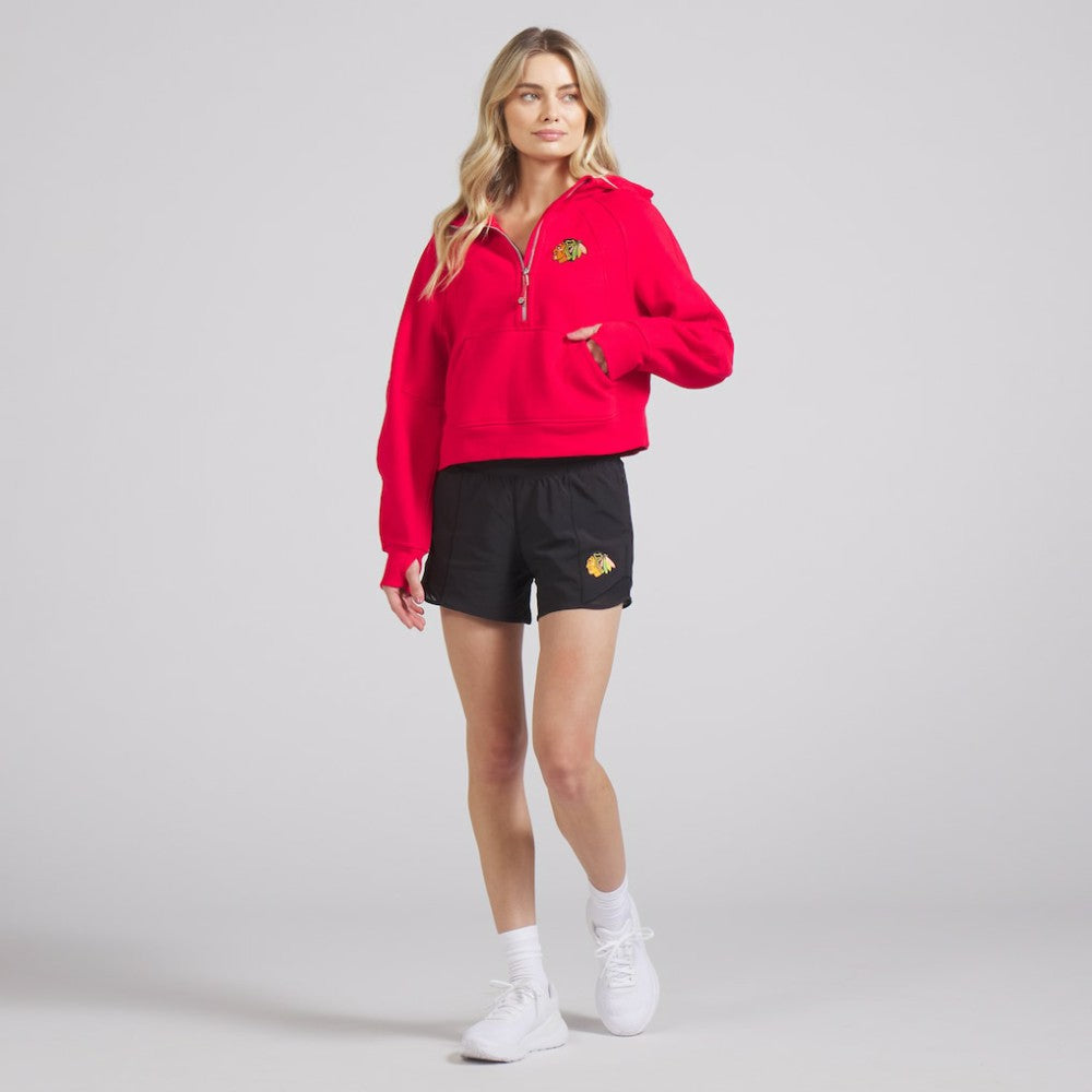 Chicago Blackhawks lululemon Women's Scuba Oversized Half-Zip Hoodie Sale