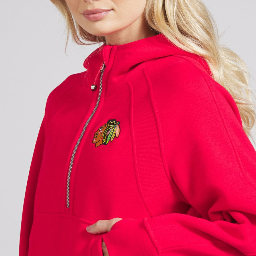 Chicago Blackhawks lululemon Women's Scuba Oversized Half-Zip Hoodie Sale
