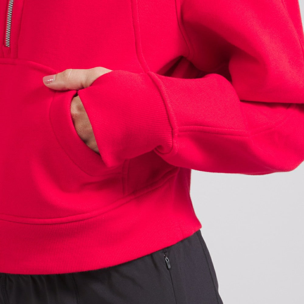 Chicago Blackhawks lululemon Women's Scuba Oversized Half-Zip Hoodie Sale