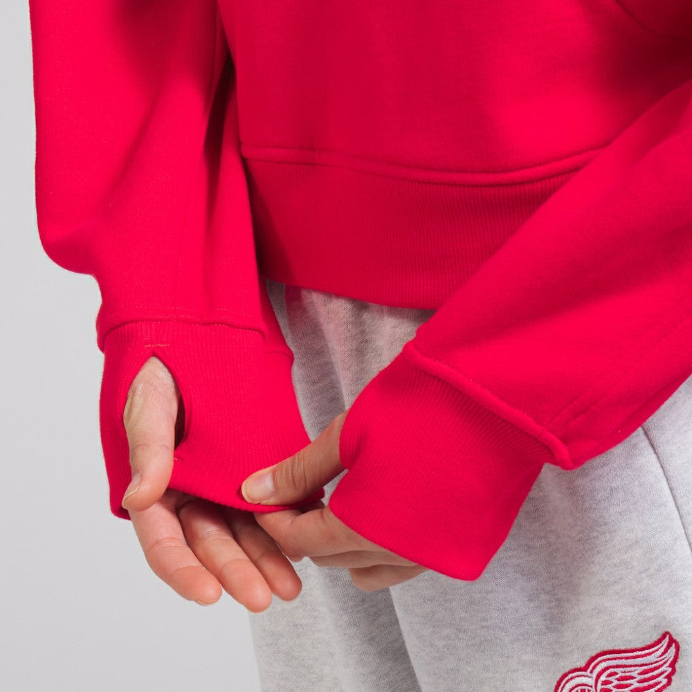 Detroit Red Wings lululemon Women's Scuba Oversized Half-Zip Hoodie On Sale