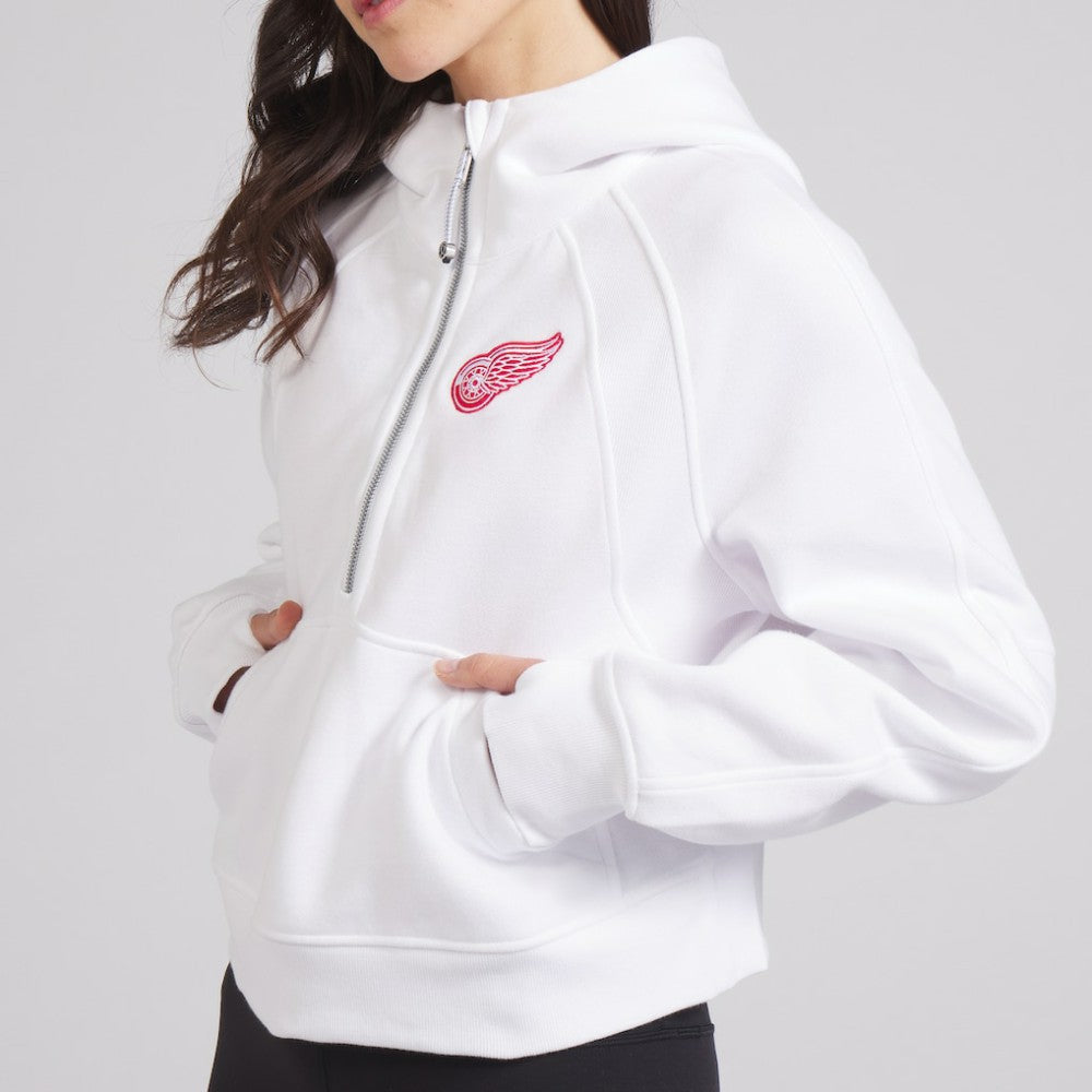 Detroit Red Wings lululemon Women's Scuba Oversized Half-Zip Hoodie For Sale