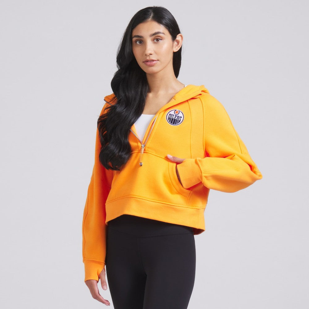 Edmonton Oilers lululemon Women's Scuba Oversized Half-Zip Hoodie Outlet