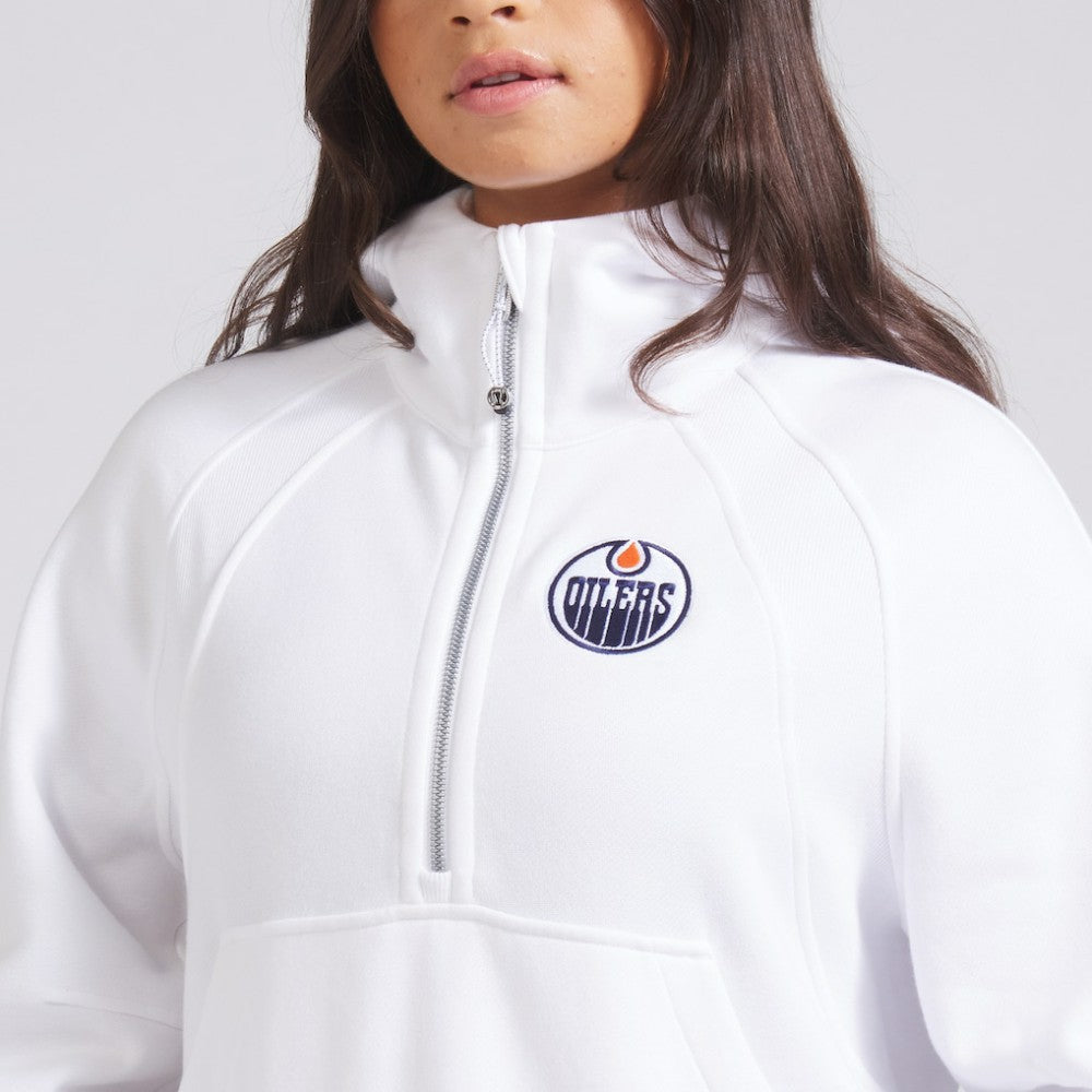 Edmonton Oilers lululemon Women's Scuba Oversized Half-Zip Hoodie On Sale