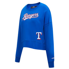 Texas Rangers Pro Standard Women's Game Day Classics Crewneck Pullover Sweatshirt | MLB For sale