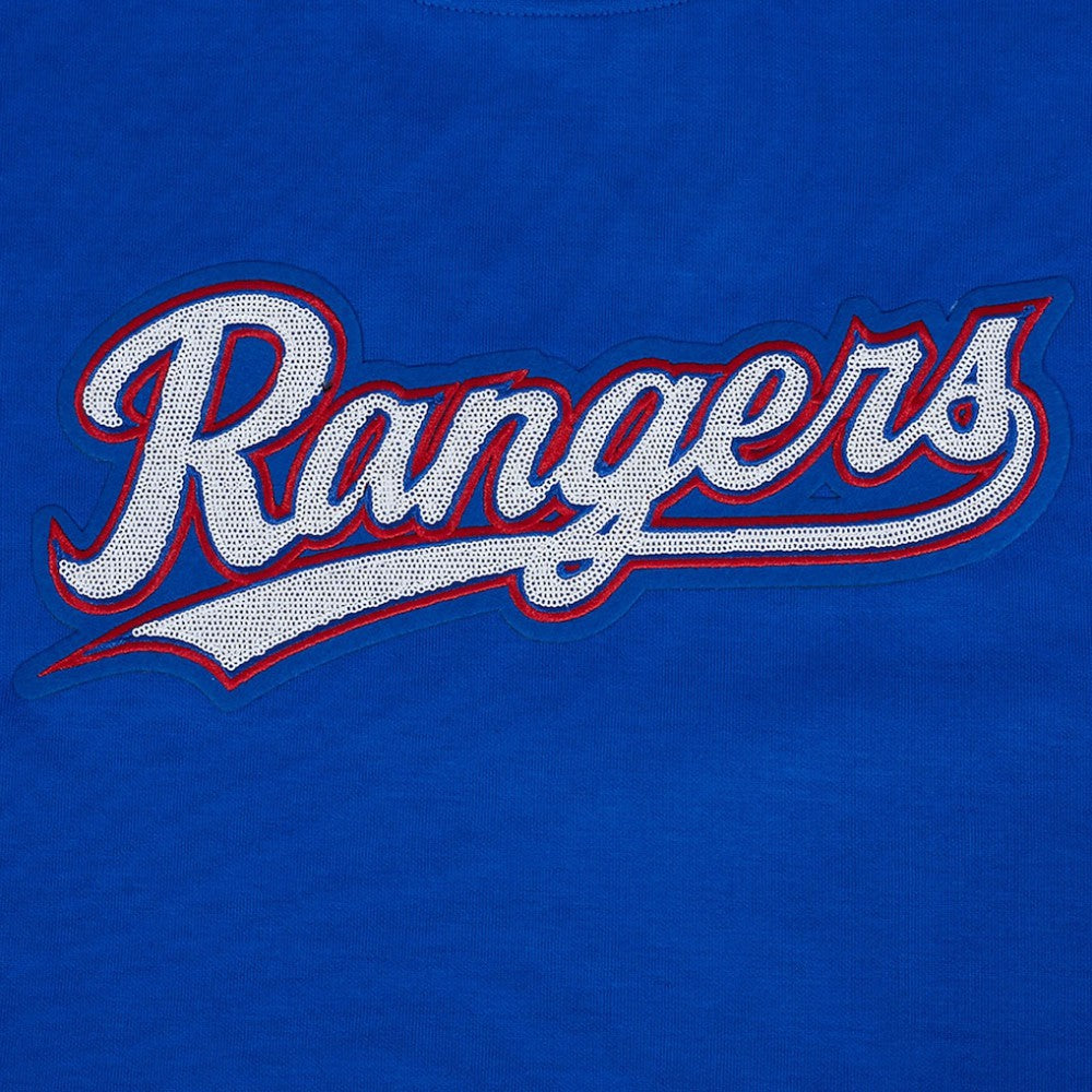 Texas Rangers Pro Standard Women's Game Day Classics Crewneck Pullover Sweatshirt | MLB For sale