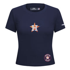 Houston Astros Pro Standard Women's Game Day Classics Baby Doll Cropped T-Shirt | MLB Sale