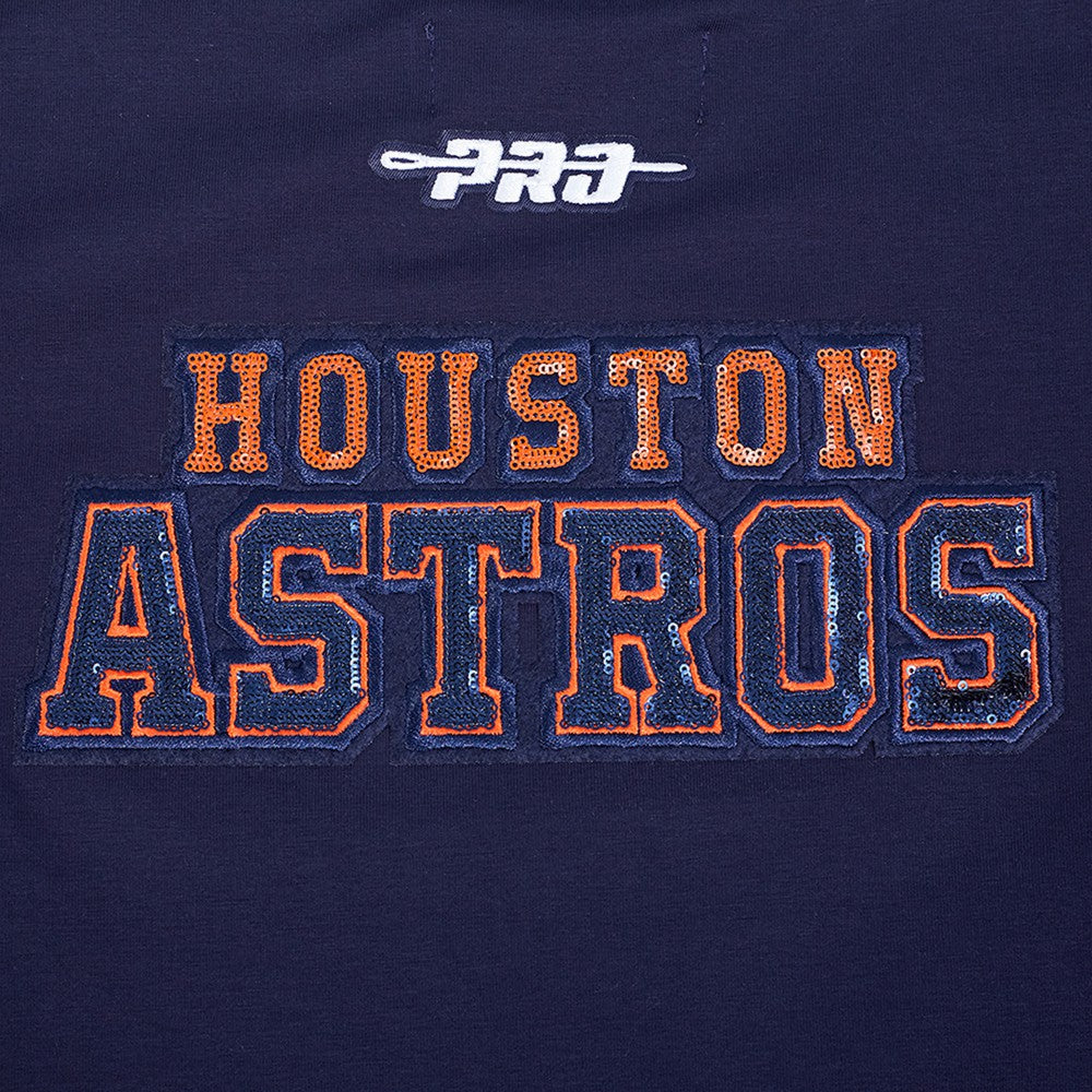 Houston Astros Pro Standard Women's Game Day Classics Baby Doll Cropped T-Shirt | MLB Sale