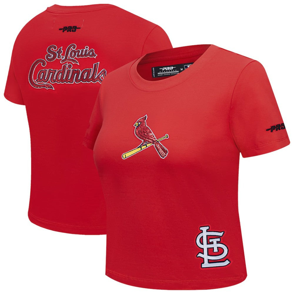 St. Louis Cardinals Pro Standard Women's Game Day Classics Baby Doll Cropped T-Shirt | MLB Sale