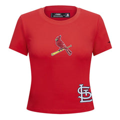 St. Louis Cardinals Pro Standard Women's Game Day Classics Baby Doll Cropped T-Shirt | MLB Sale
