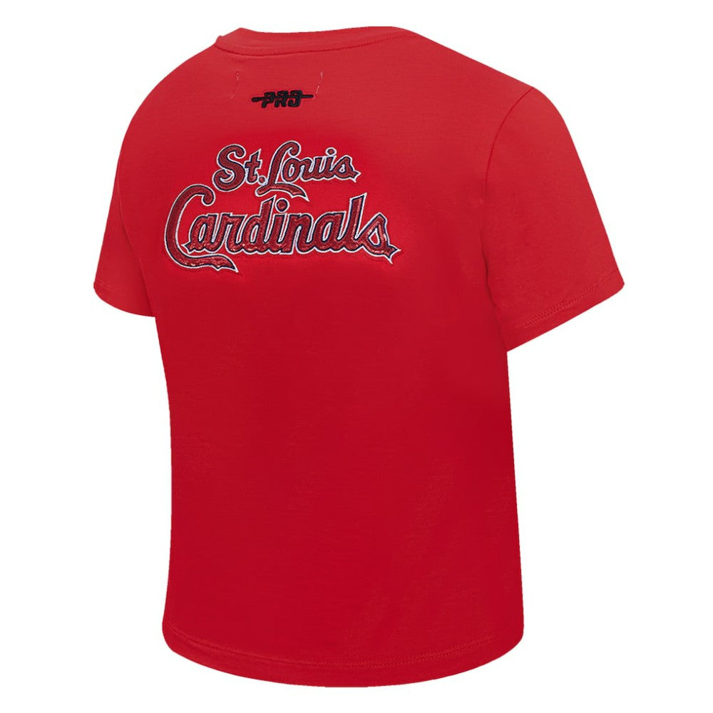St. Louis Cardinals Pro Standard Women's Game Day Classics Baby Doll Cropped T-Shirt | MLB Sale