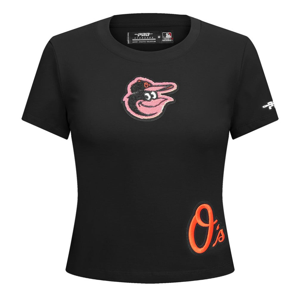 Baltimore Orioles Pro Standard Women's Game Day Classics Baby Doll Cropped T-Shirt | MLB For sale
