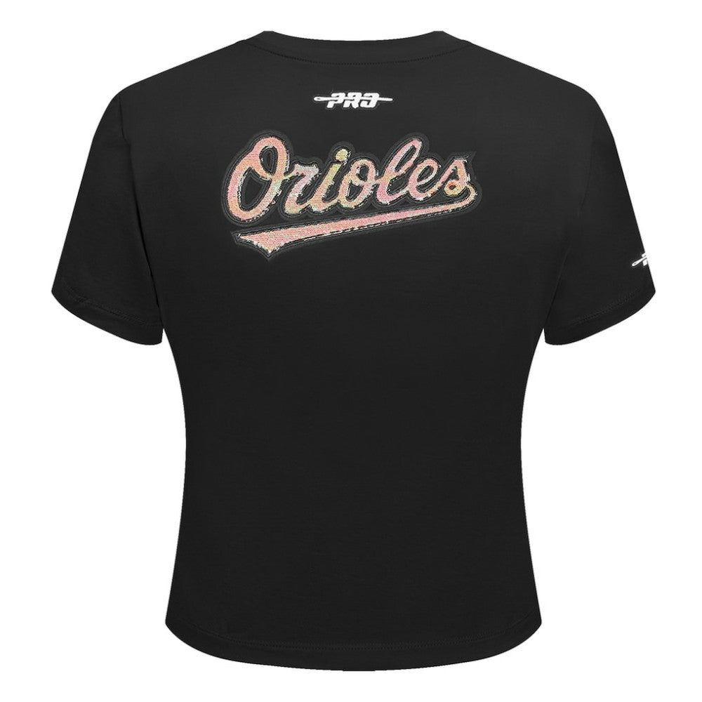 Baltimore Orioles Pro Standard Women's Game Day Classics Baby Doll Cropped T-Shirt | MLB For sale