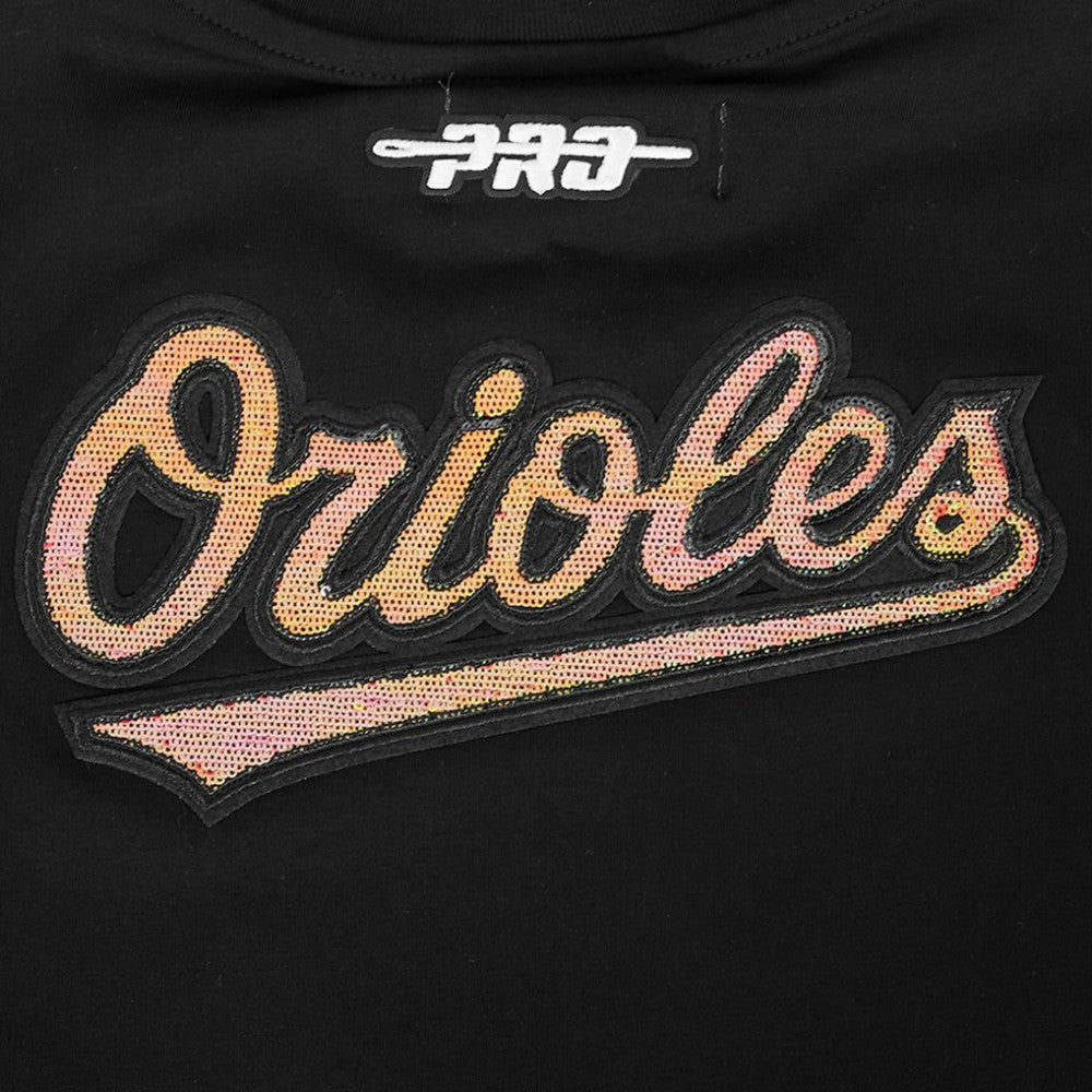 Baltimore Orioles Pro Standard Women's Game Day Classics Baby Doll Cropped T-Shirt | MLB For sale