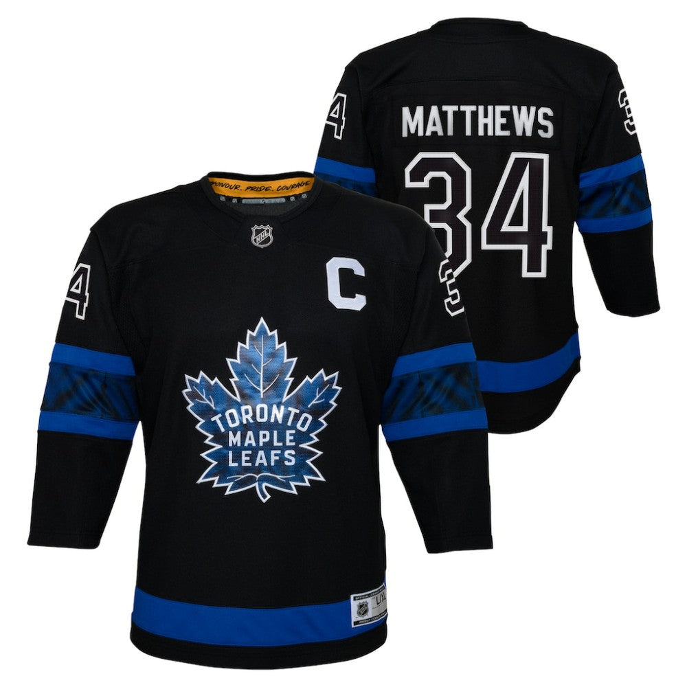 Auston Matthews Toronto Maple Leafs Youth Alternate Premier Player Jersey For Sale