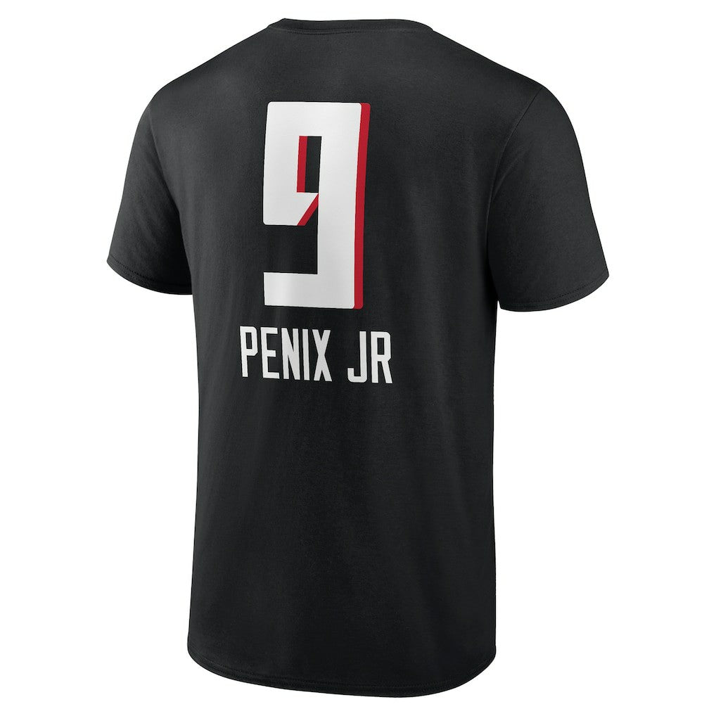 Atlanta Falcons  Michael Penix Jr.  Name & Number Team Wordmark T-Shirt