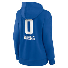 New York Giants  Brian Burns  Women's Name & Number Team Wordmark Pullover Hoodie