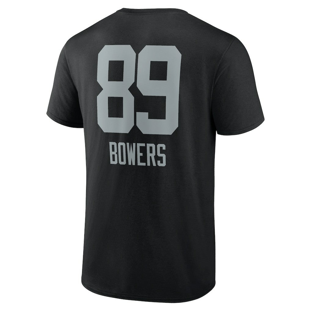 Las Vegas Raiders  Brock Bowers  Name & Number Team Wordmark T-Shirt